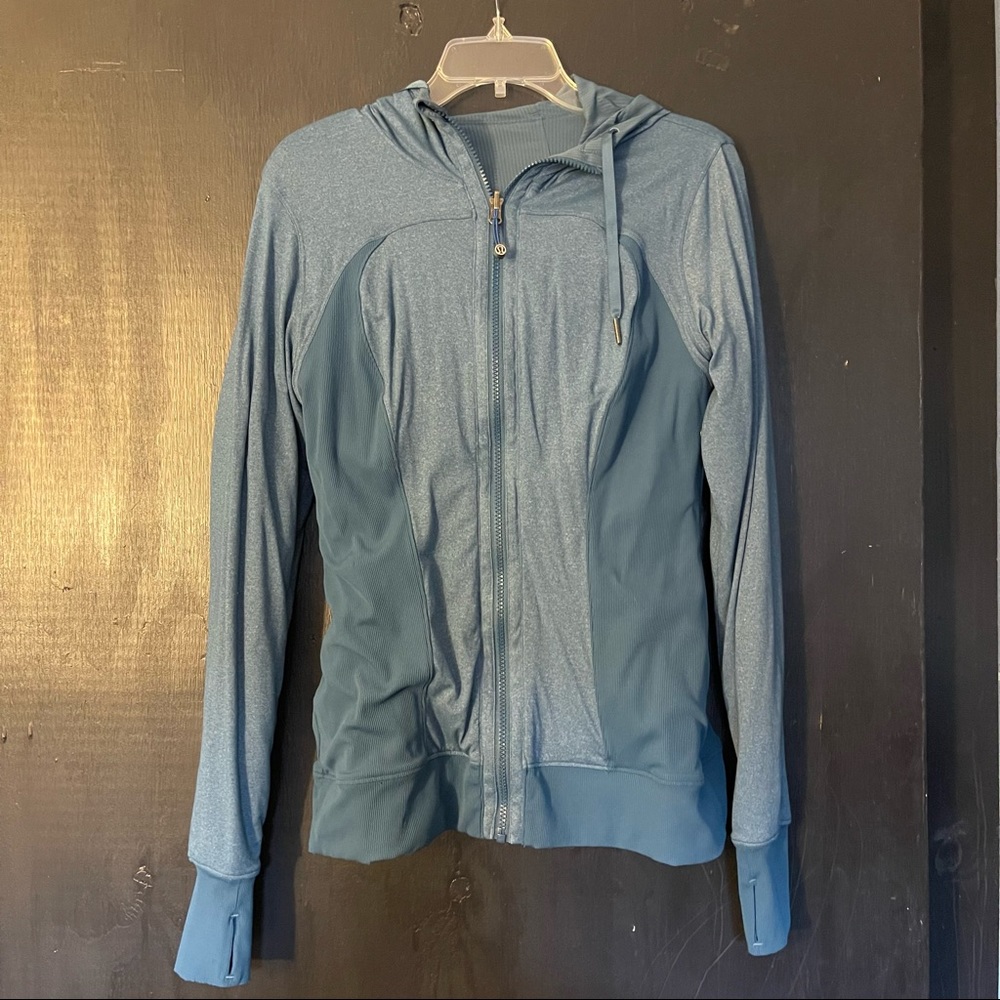 Blue Lululemon Reversible Jacket Sz 10 EUC